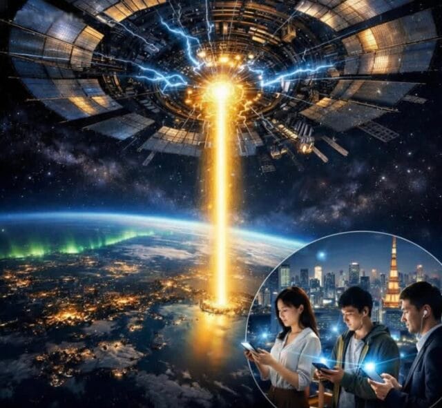 விண்வெளியில் இருந்து மின்சாரம் தயாரித்து பூமிக்கு அனுப்பி ஜப்பான் உலக சாதனை!