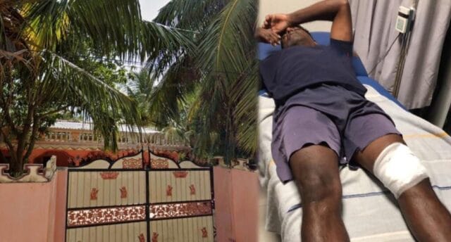 யாழில் நள்ளிரவு வீட்டு புகைக்கூடு வழியாக கீழ் இறங்கி கொடூர வாள் வெட்டு!