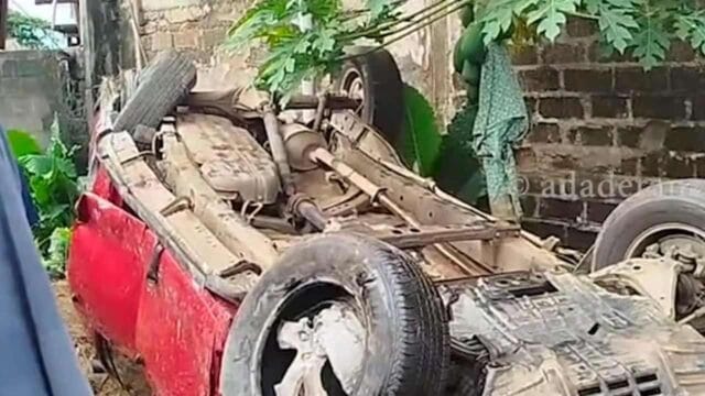 இன்று காலை ரயில் மோதி இழுத்துச் செல்லப்பட்ட கெப் வாகனம்!! இரு இளைஞர்கள் பலி!! வீடியோ