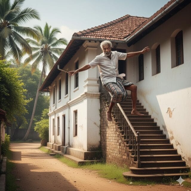 யாழில் வீட்டின் மாடியிலிருந்து விழுந்து ஜெயச்சந்திரன் உயிரிழப்பு.!