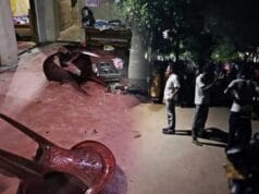 வீட்டுக்குள் புகுந்து துப்பாக்கிச் சூடு நடத்த முற்பட்டவர் மீது துரத்தி துரத்தி வாள்வெட்டு!