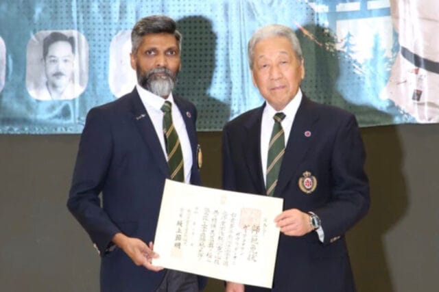 கராத்தேயில் சாதனை படைத்த சுவிஸ் வாழ் இலங்கைத் தமிழன் கௌரிதாசனுக்கு ஷிஹான் பட்டம்!