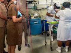 சாராயம் வாங்க காசு கொடுக்காத கோபம்!! அம்மாவின் கால்களை முறித்த மகன்!