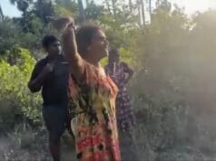 அர்சுனா எம்பியின் காணிக்குள் நுளைந்த பெண்கள் உட்பட 5 பேரை சிறைக்குள் தள்ளிய அர்சுனா! பாதுகாப்பிற்பாக துவக்கை தூக்கிய பரபரப்பு காட்சி! வீடியோ