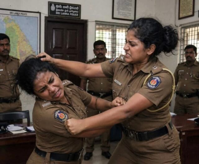 இலங்கையில் சம்பவம்! பொலிஸ் நிலையத்தில் இரு பெண் பொலிஸ் அதிகாரிகள் கடும் மோதல்! இருவர் வைத்தியசாலையில் அனுமதி!