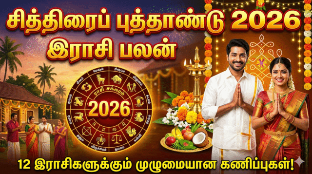 2026ம் ஆண்டு பராபர வருட ஒவ்வொரு நட்சத்திரத்திற்குமான ஒரு ஆண்டுக்குரிய இராசி பலனகள் இதோ!!