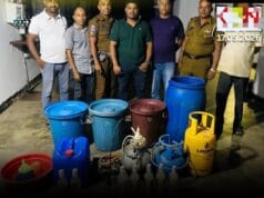 வீட்டு குளியலறையில் இயங்கிய கள்ளச்சாராய ஆலை முற்றுகை; சந்தேகநபர் கைது!