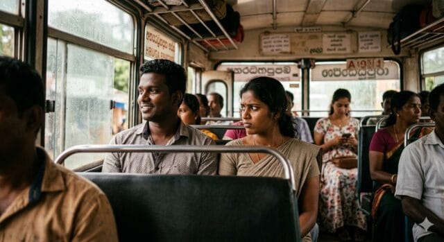 பஸ்சில் அழகிக்கு பக்கத்தில் சந்தோசமாக இருந்த கணவனை வித்தியாசமான முறையில் பழிவாங்கிய மனைவி! அனுராதபுரத்தில் நடந்தது என்ன?