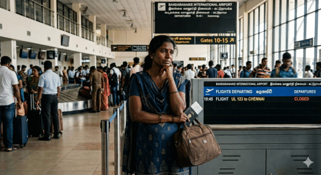 ஐரோப்பிய நாடு ஒன்றிலிருந்து யாழ் வந்து நாடு திரும்ப முற்பட்ட இளம் தமிழ் குடும்பப் பெண்ணுக்கு கட்டுநாயக்காவில் நடந்த கொடுமை!