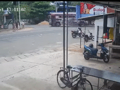 முல்லைத்தீவில் இரு மாணவர்களை மோதிய பின் தப்பி ஓடி இராணுவ முகாமுக்குள் புகுந்த சாரதி!! வீடியோ