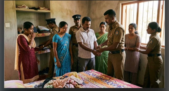 முல்லைத்தீவு புதுக்குடியிருப்பில் ஒரே நேரத்தில் 4 பெண்களுடன் படுத்திருந்த மன்மதனும் 4 பெண்களும் கைது!