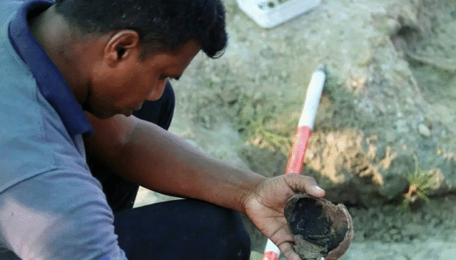 செம்மணி – சித்துப்பாத்தி மனிதப் புதைகுழியில் தாயத்துடன் எலும்புக்கூடு! Photos