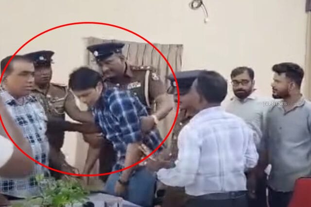 கிளிநொச்சியில் மீன்பிடி அமைச்சரை தாக்க முற்பட்டாரா அருச்சுனா?? தர தரவென இழுத்துச் செல்லப்பட்டு தூக்கி எறியப்பட்டாரா?? வீடியோ