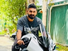 அதிவேகம்!! காருடன் மோதிச் சிதறி எரிந்த மோட்டார் சைக்கிள்!! வர்த்தகரின் மகன் பலி!! வீடியோ