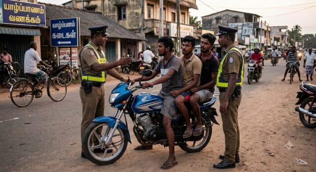 யாழில் மது போதையில் மோட்டார் சைக்கிளில் வந்த 3 பேரை பொலிசார் துரத்திய போது நடந்த கதி!!