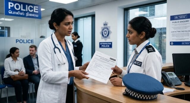 பிருத்தானியாவில் தமிழ் பெண் வைத்தியர் யாழிலிருந்து சென்ற 71 வயது கணவனின் தந்தை மீது பாலியல் புகார்!! மாமனார் கைது!