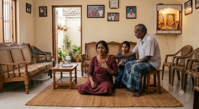 லண்டனிலிருந்து யாழ் வந்த கணவன் கள்ள தொடர்பு!! 40 பவுண் நகைகள் மாயம்!! மனைவி கிணற்றுக்குள் பாய்ந்தார்!!