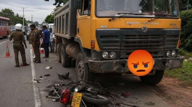 கிளிநொச்சி விபத்தில் குடும்ப பெண்ணின் கால் துண்டிப்பு.