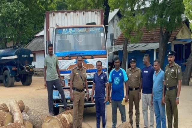 யாழில் கன்டெயினர் லொறியை சினமாப் பாணியில் துரத்திப் பிடித்த பொலிசார்! நடந்தது என்ன?